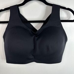 Lululemon Athletica Black Sports Bra Cross Back Size 36E